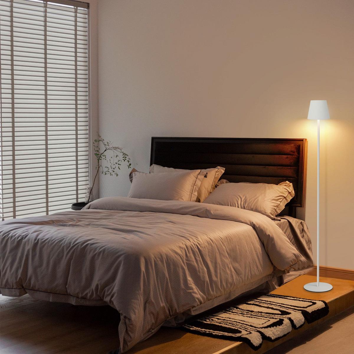 LED-STEHLAMPE Yamauchi 125/11/7.5cm - Weiß, Metall (125/11/7.5cm) - Nettlife