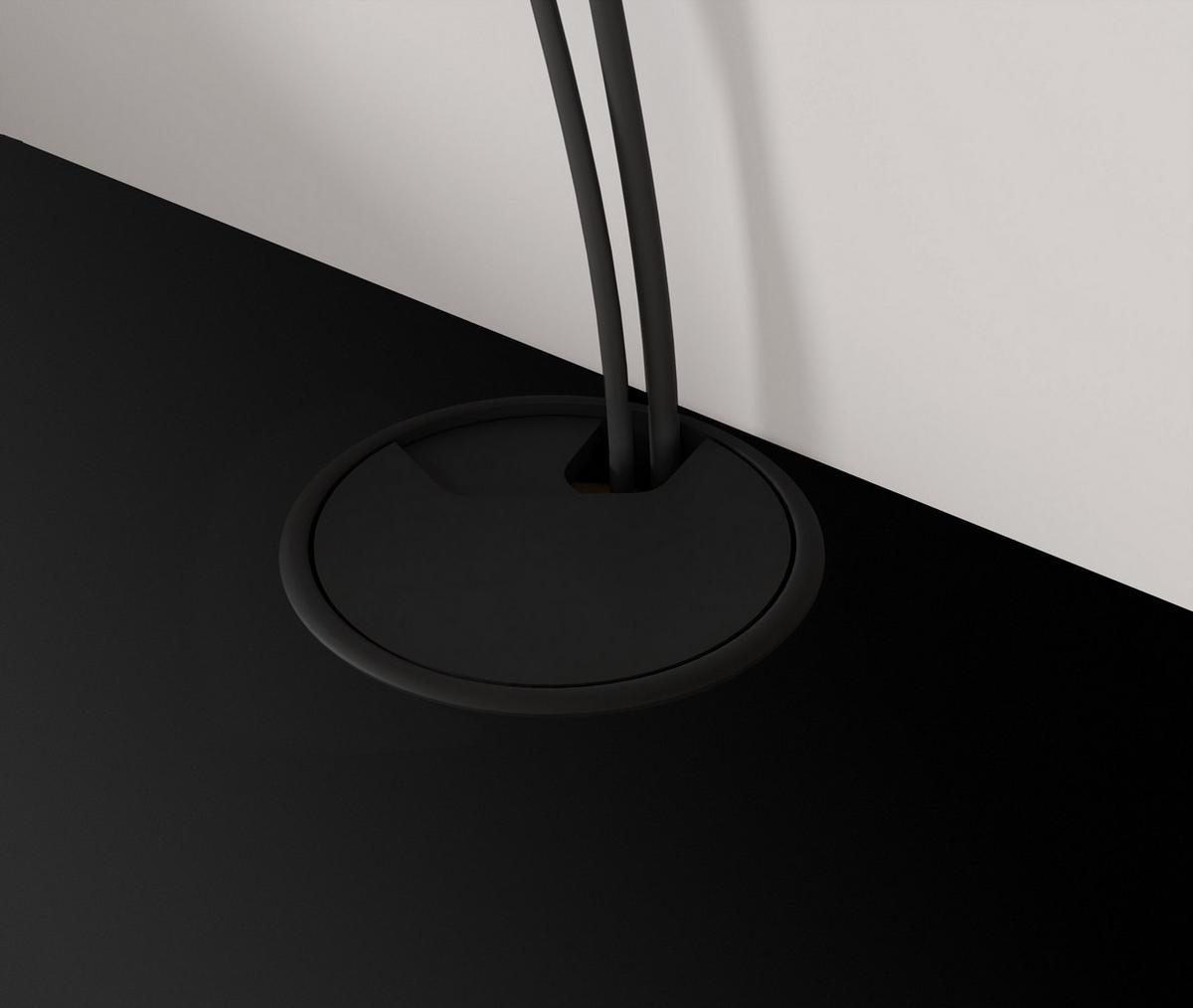 TV LOWBOARD Schwarz, Artisan Eiche 156/20/29 - Schwarz/Eiche Artisan, Holzwerkstoff (156/20/29cm) - RAUMHIRSCH FURNITURE