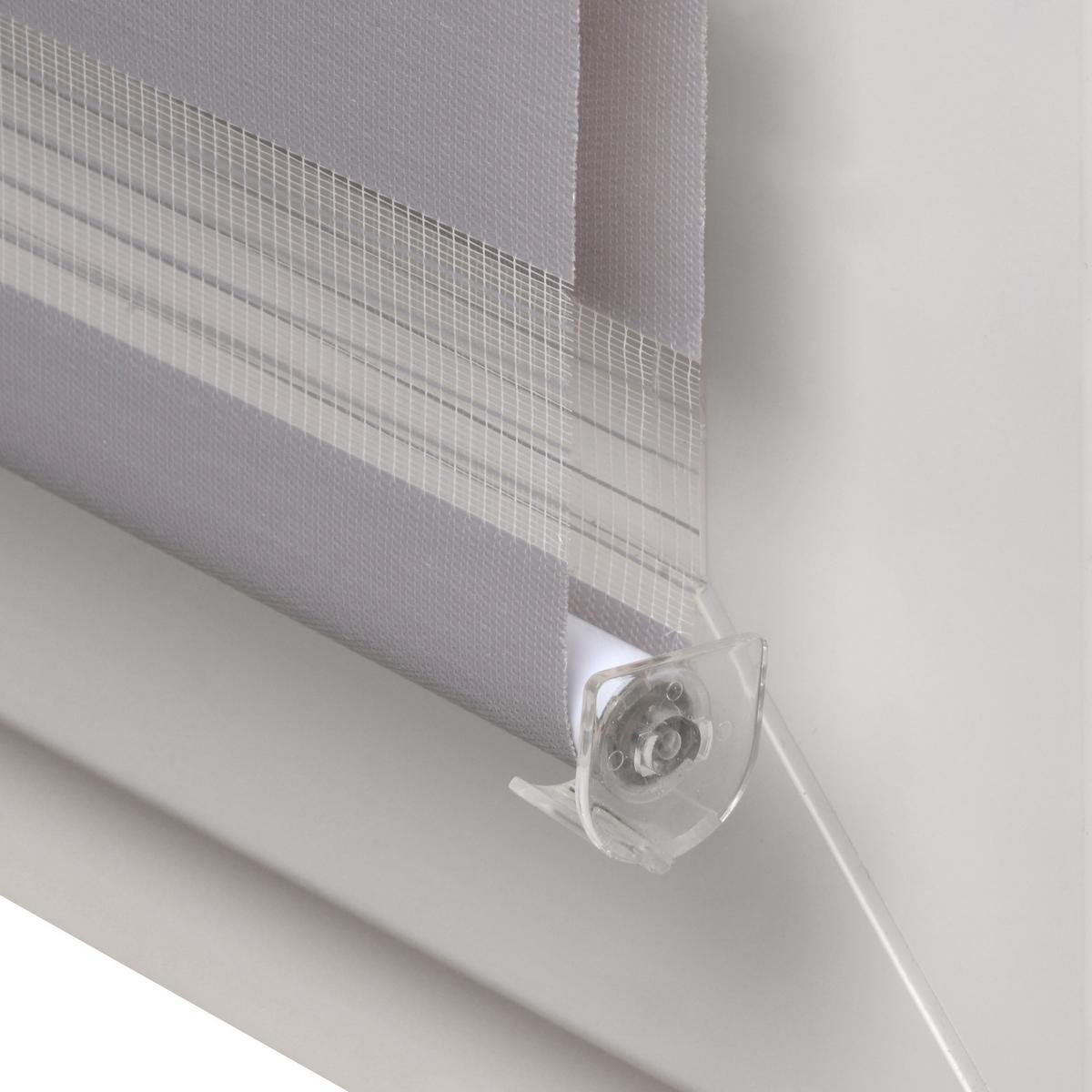 DOPPELROLLO SolDecor DL2 55x150cm Grau - Grau, Kunststoff (55/150cm) - Sol Royal