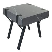 BEISTELLTISCH quadratisch Grau - Grau, Holz (50/50/50cm) - MCW