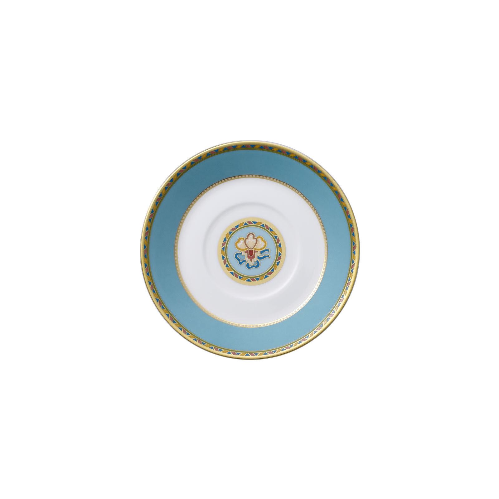 ESPRESSOUNTERTASSE Samarkand Aquamarin blau ø 12,6 cm - Blau, Keramik (12.6cm) - Villeroy & Boch