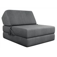 KLAPPSOFA Kevin Cord - Greige, Textil (73/58/90cm) - MIRJAN24