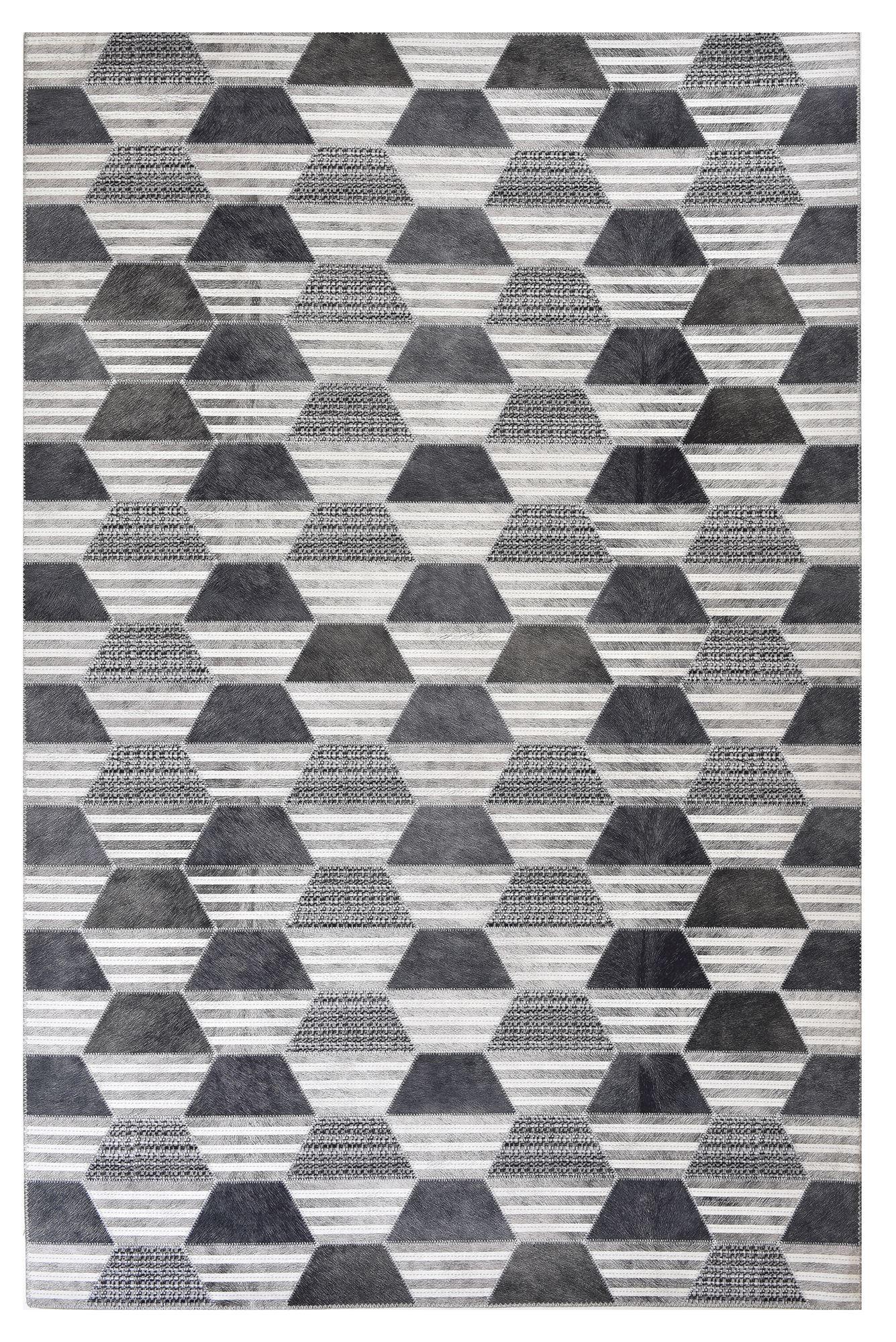 KURZFLORTEPPICH Serena 120x170 cm - Grau, Textil (120/170cm) - Gino Falcone