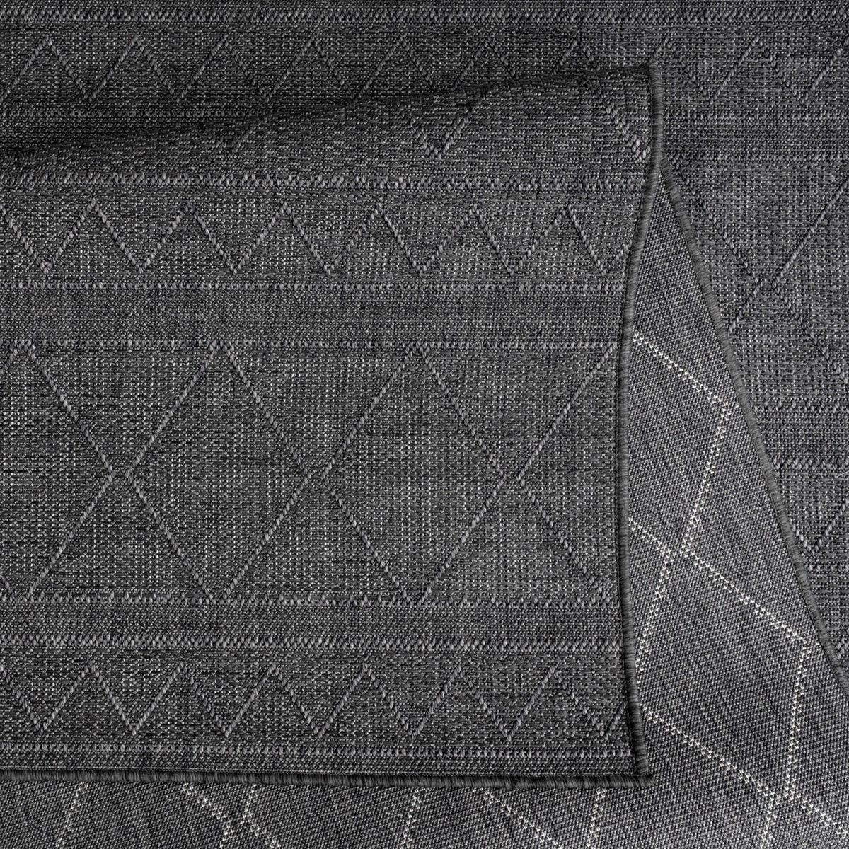 OUTDOORTEPPICH Schwarz 80 x 250 cm - Schwarz, Kunststoff (80/250cm) - TT Home