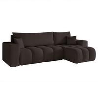 ECKSOFA Anabel Mit Schlaffunktion - Schwarz, Holzwerkstoff/Textil (145/248cm) - Fun Möbel