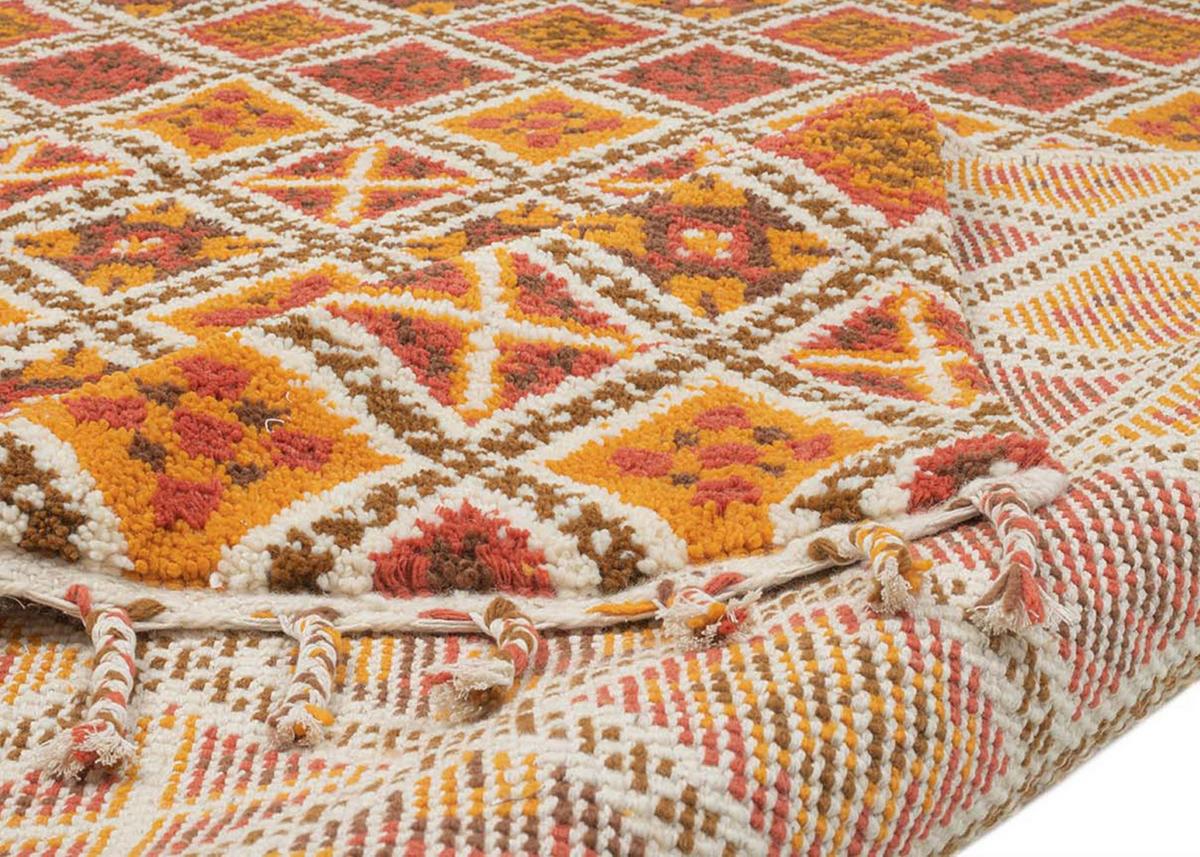 BERBERTEPPICH Marmoucha 250x300 cm - Terracotta, Textil (250/300cm) - THEKO