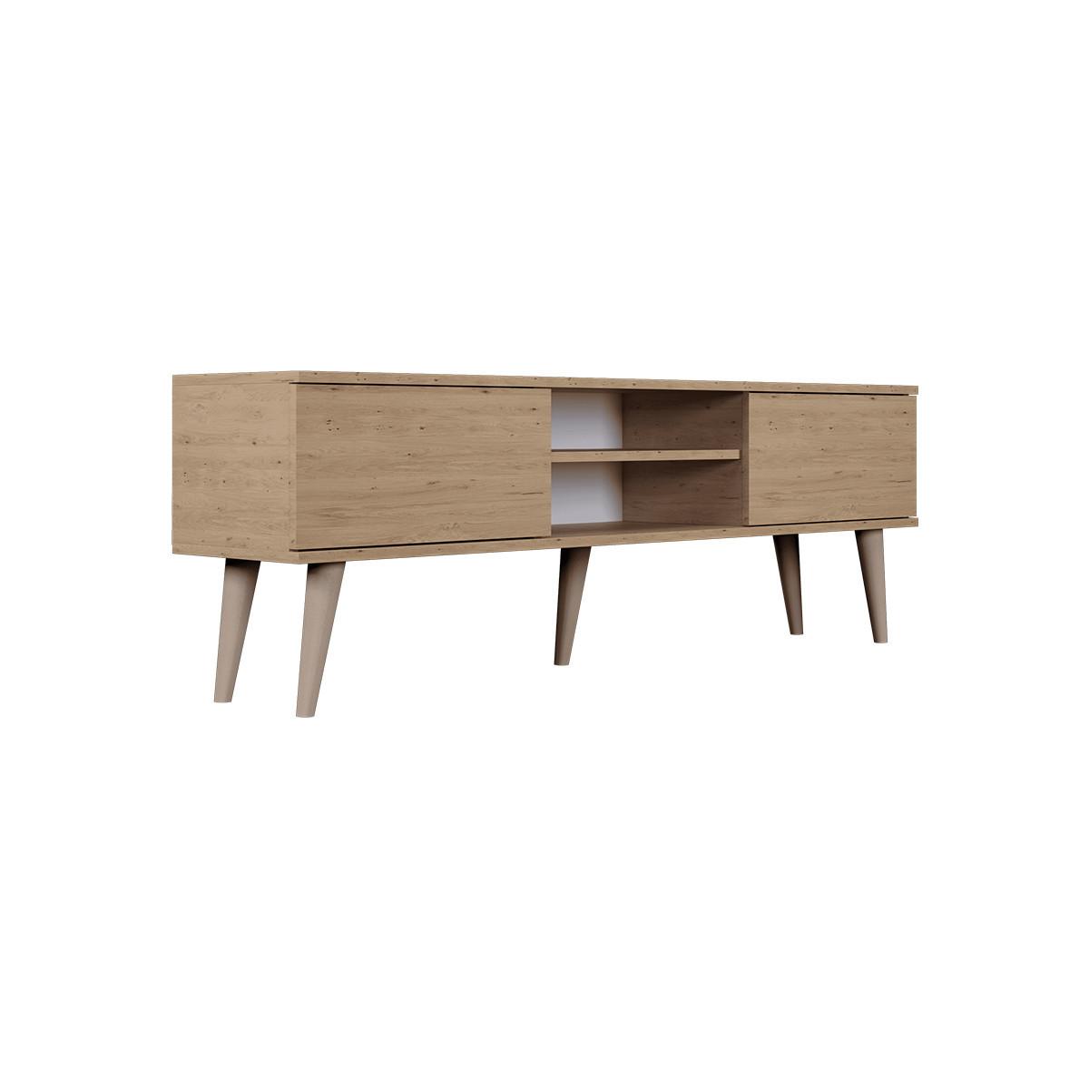 TV-MÖBEL Toronto Holz - Braun, Holzwerkstoff (160/55/35cm) - Petits-meubles