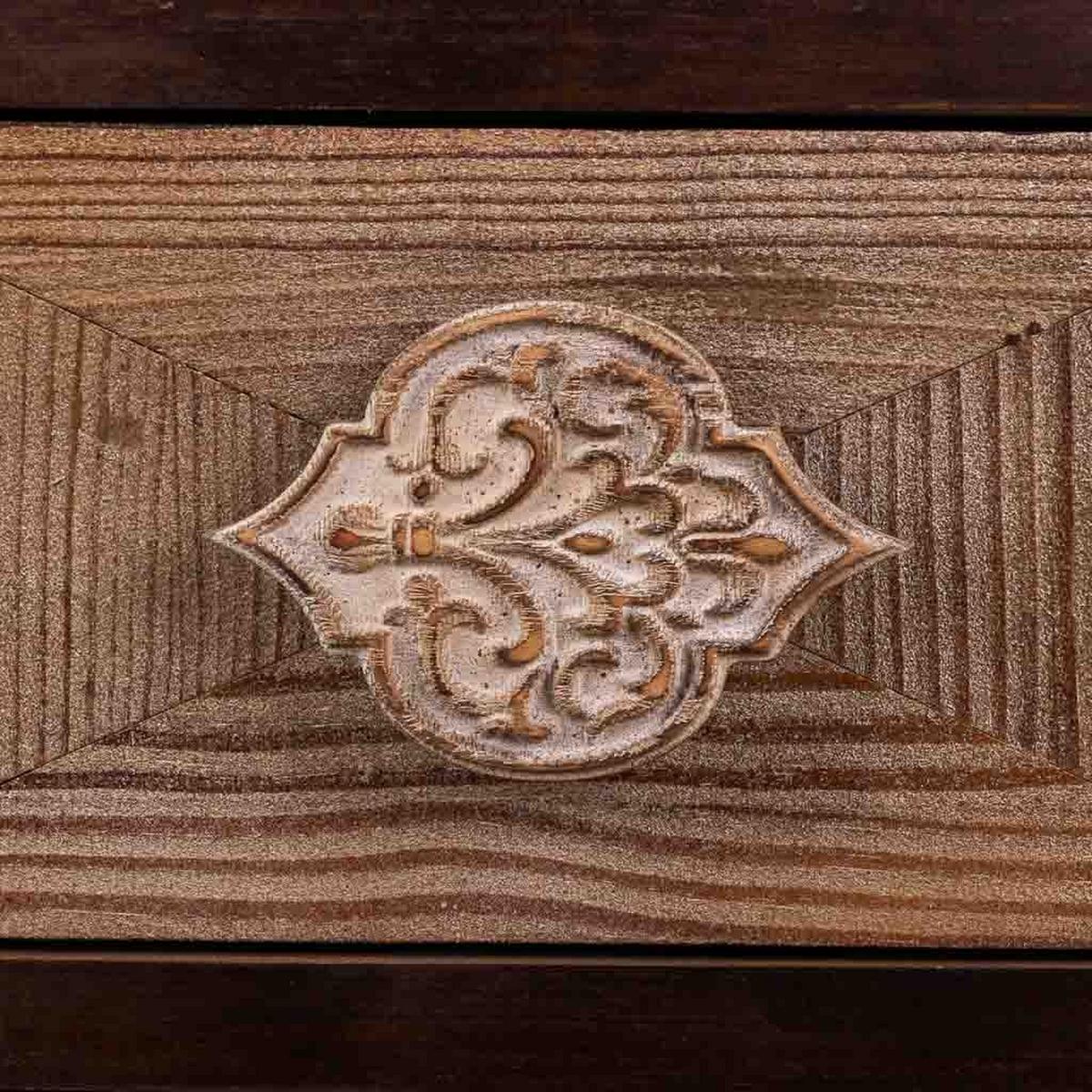 NACHTTISCH aus Holz, braun, 45x40x60cm - Multicolor, Holz (45/40/60cm) - Wanderlust