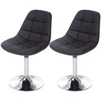 ESSZIMMERSTUHL Braun 2er-Set - Braun, Textil (47/84/50cm) - MCW