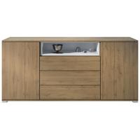 SIDEBOARD Skadu Weiß matt - Weiß, Holzwerkstoff (166.5/75.5/35cm) - Vladon