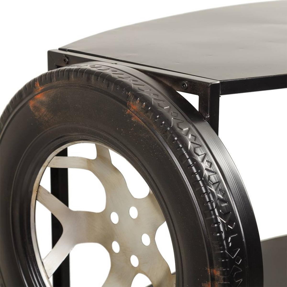 REGAL aus metall 97x51x118 cm schwarz - Schwarz, Metall (97/117.5/51cm) - Wanderlust