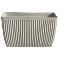 BLUMENTOPF Beige Sisal - Beige, Kunststoff (43cm) - Beliani