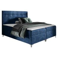 BOXBETT Snake - H3 - Blau, Holz (160/200cm) - MIRJAN24