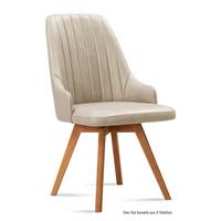 ESSZIMMERSTUHL (4er-Set) Domka 52x91x60 Eiche geölt/Natur - Eichefarben/Naturfarben, Kunststoff (60/91/52cm) - 58aufmkessel