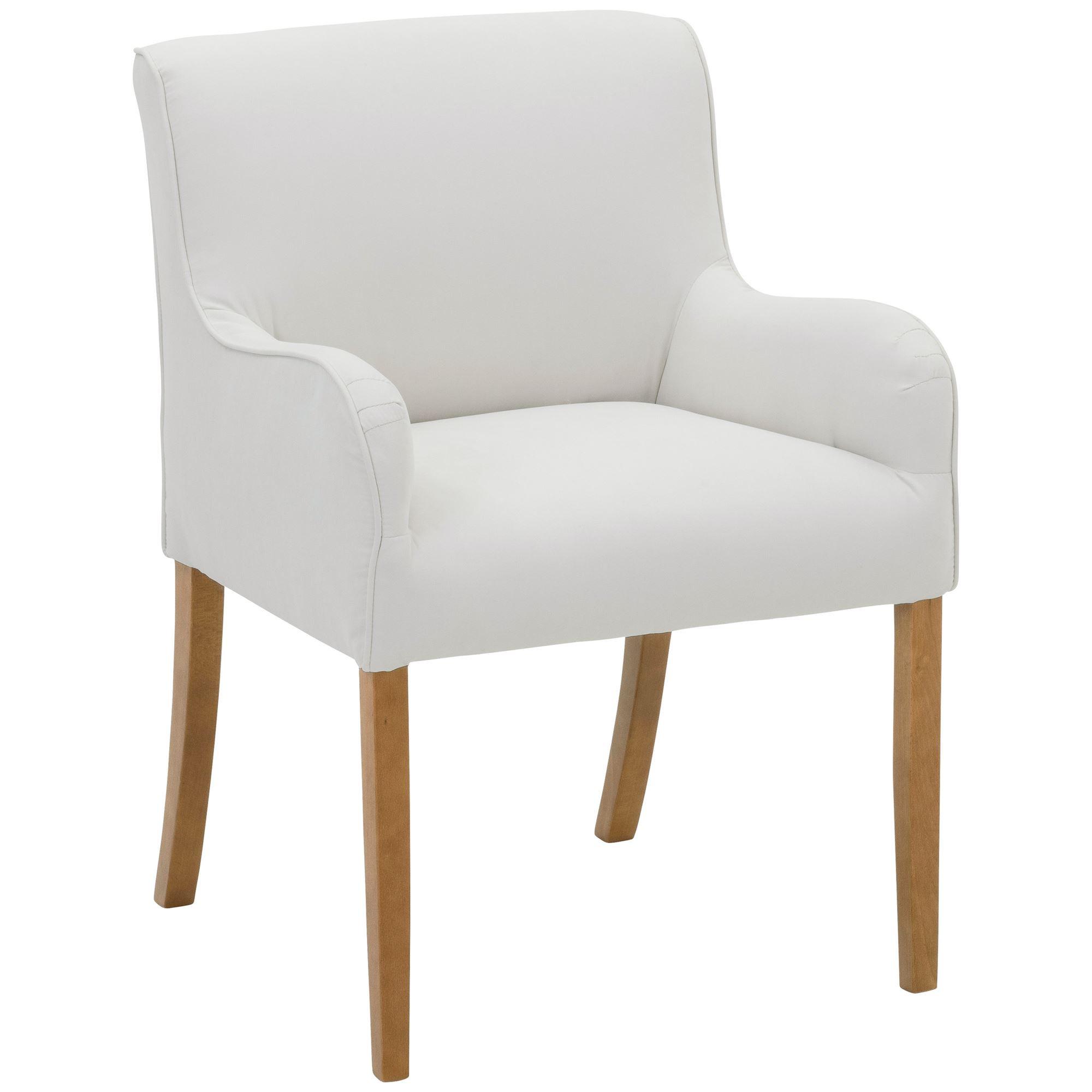 POLSTERSTUHL Katryn Flachgewebe creme - Creme, Kunststoff (55/81/58cm) - 58aufmkessel