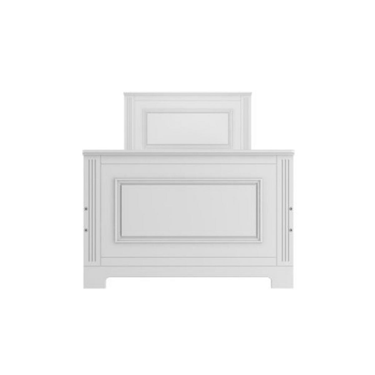 BETT 90/200 Weiß - Weiß, Holzwerkstoff (90/200cm) - Petits-meubles