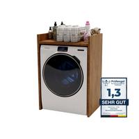 WASCHMASCHINENSCHRANK Retro 66/97/48cm - Braun, Holzwerkstoff (66/97/48cm) - CraftPAK