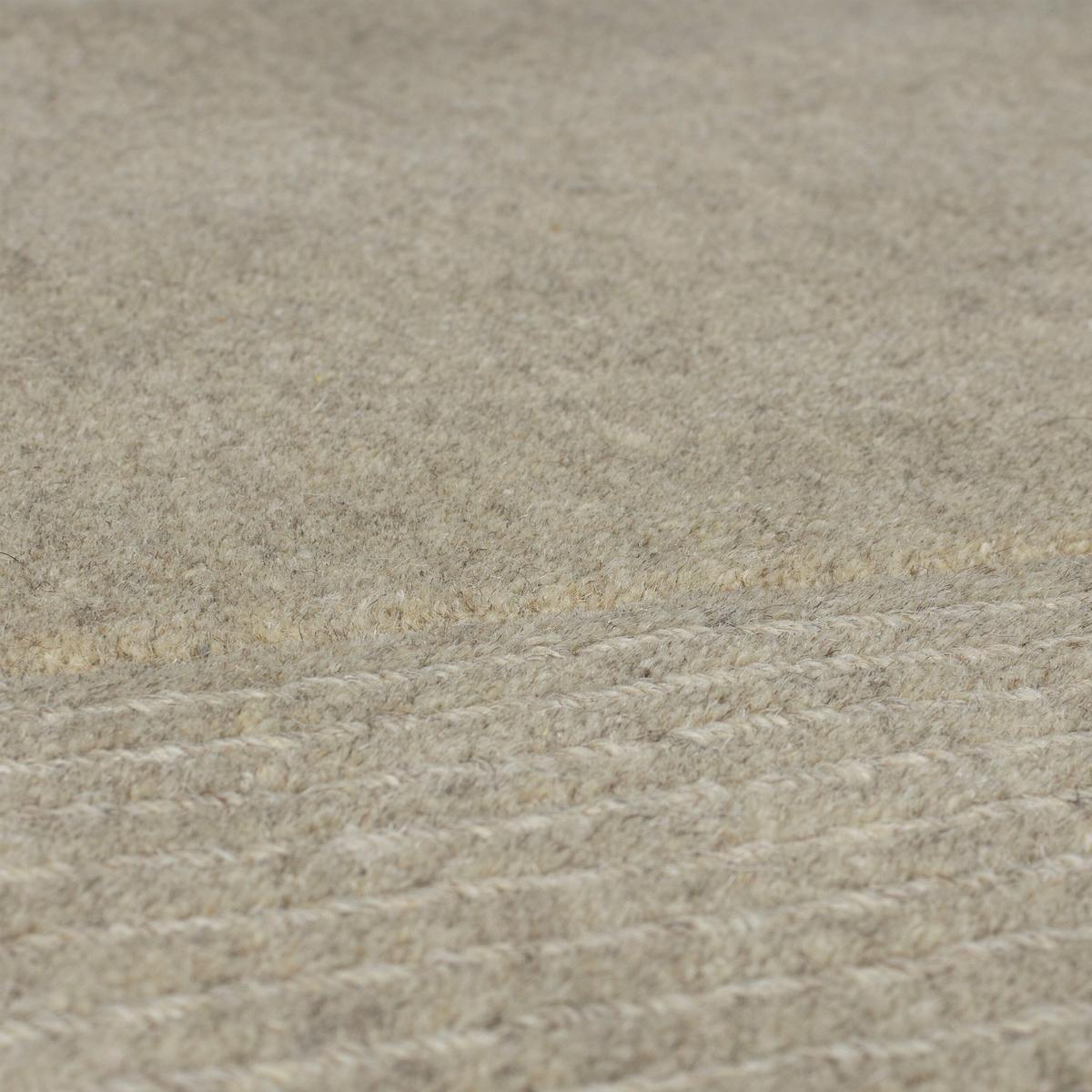 WOLLTEPPICH MOLE, einfarbig, Natur, 60 x 230 cm - Beige, Textil (230/60cm) - KADIMA DESIGN