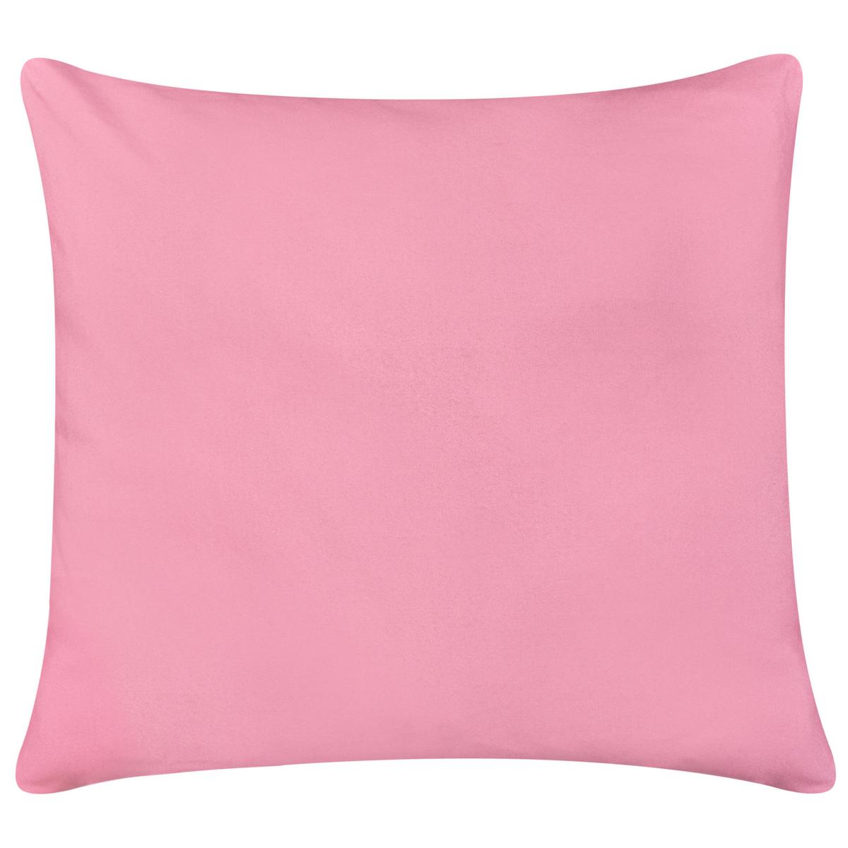 GARTENKISSEN 3er-Set Purpur 45/45 cm Tide - Pink/Violett, Textil (45/10/45cm) - Beliani