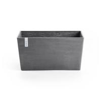 BLUMENTOPF Paris 60/26,2/40,5 cm Grau - Grau, Kunststoff (60/40.5cm) - Ecopots