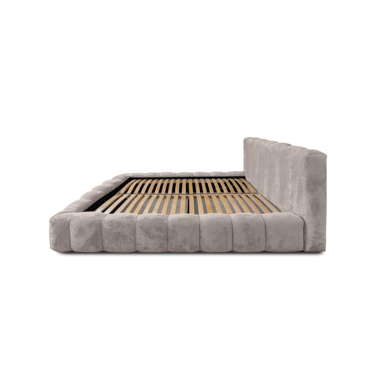POLSTERBETT Hailey In Tender Way - Beige, Holzwerkstoff/Textil (160/200cm) - Fun Möbel