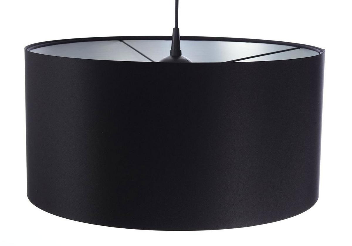 HÄNGELEUCHTE Schwarz 60/30 cm - Silberfarben/Schwarz, Kunststoff (60/1.1/30cm) - ONZENO