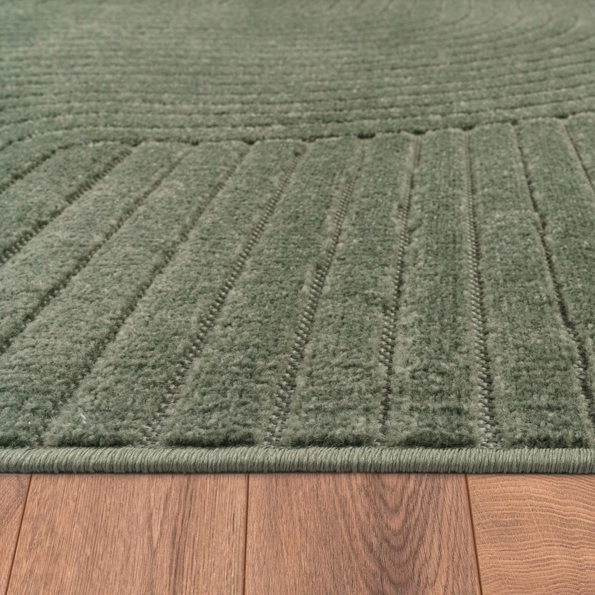 OUTDOORTEPPICH Ethno Grün Ø 120 cm - Grün, Kunststoff (120/120cm) - TT Home
