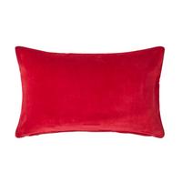 KISSENHÜLLE Baumwollsamt rot 30/50 cm - Rot, Textil (30/50cm) - Homescapes