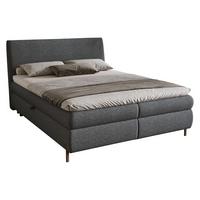 BOXBETT Evia - H3 - Dunkelgrau/Braun, Holzwerkstoff/Textil (180/200cm) - MIRJAN24