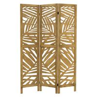 PARAVENT 3 teilig Kyoto 170x121 cm Natur aus Holz - Braun, Holz (121/170/2cm) - ML-DESIGN