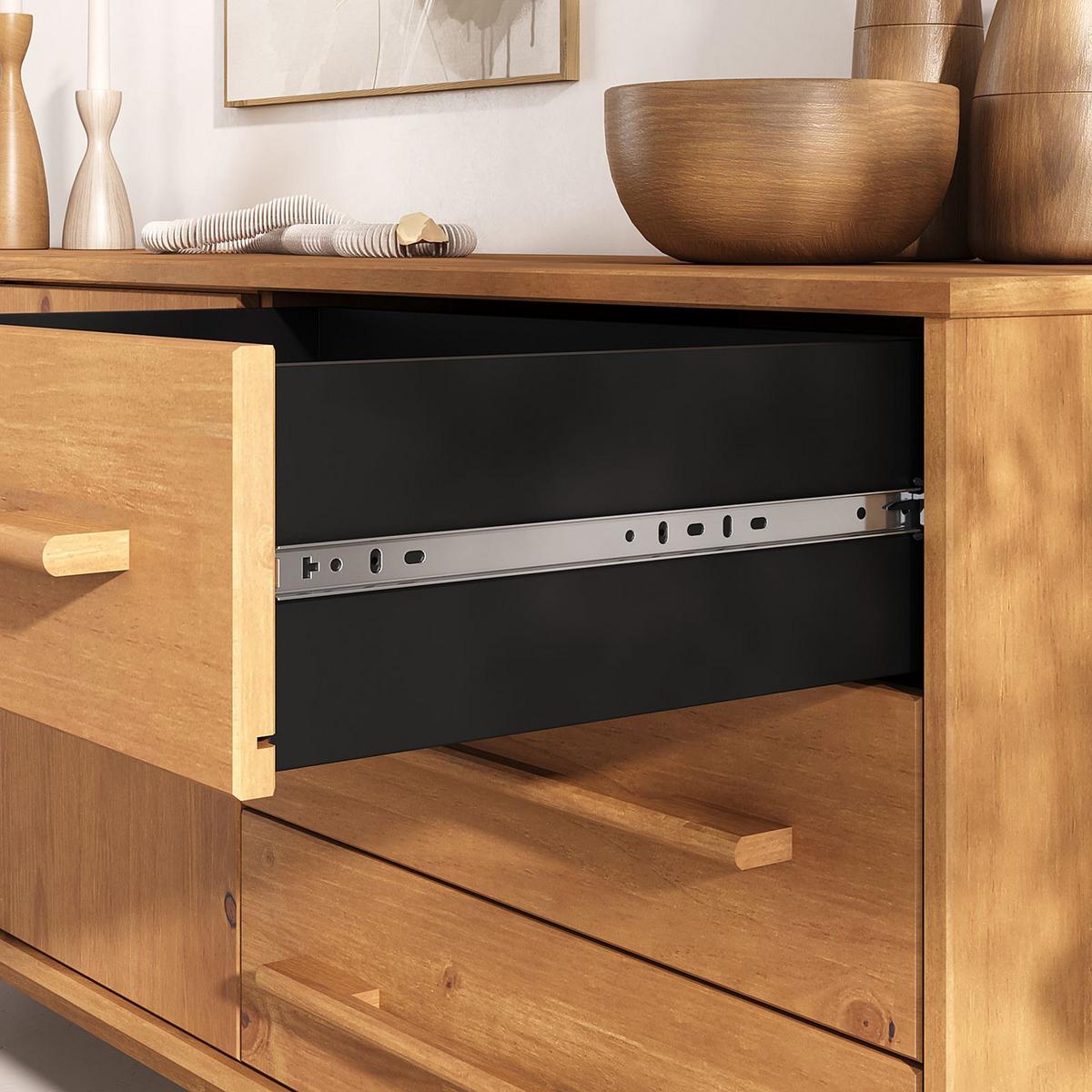 SIDEBOARD TECCA Eiche - Eichefarben, Holz (170/71/41cm) - IDIMEX
