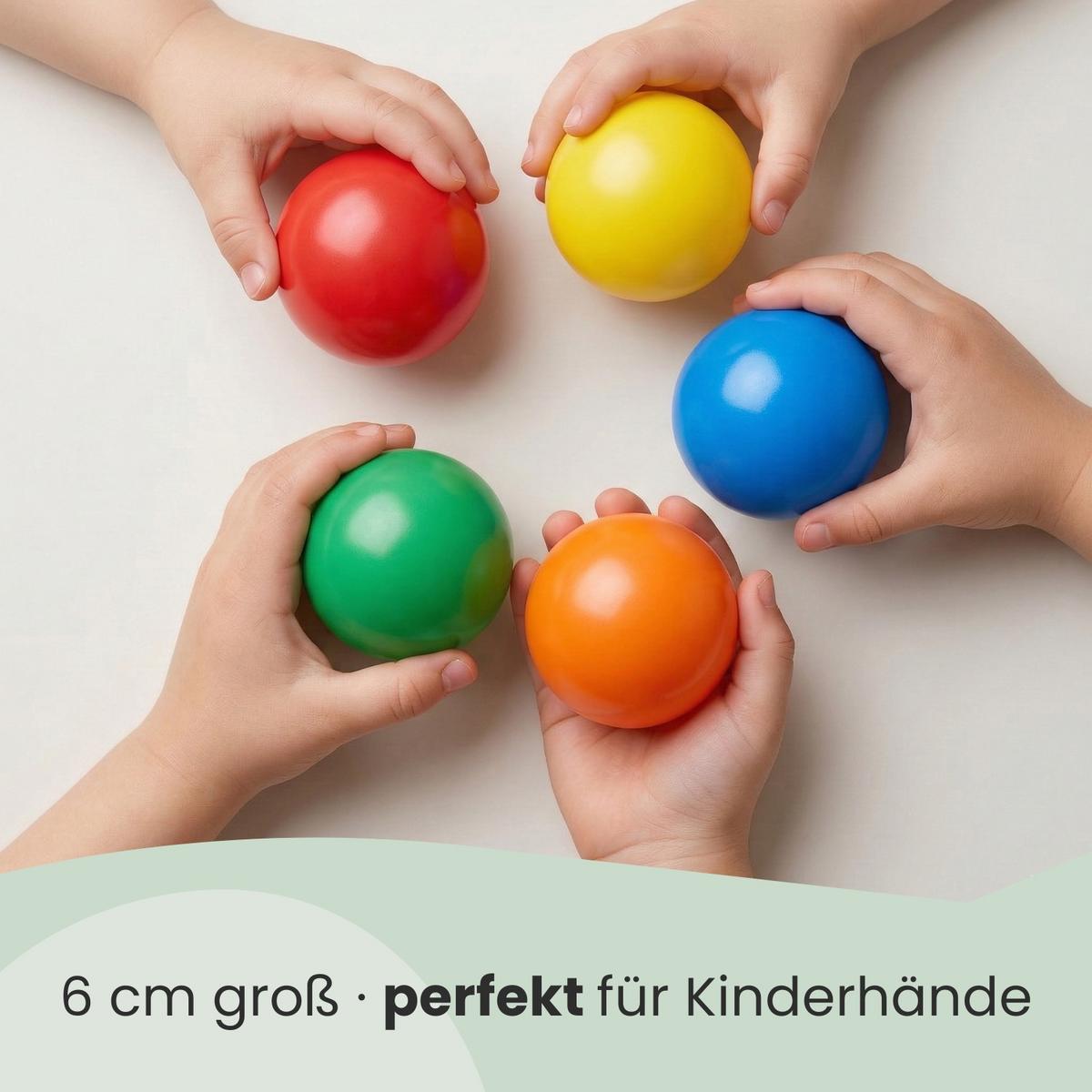 BÄLLEBAD-BÄLLE 10000 Stück, bunt, 6 cm - Multicolor, Kunststoff (6/6/6cm) - Littletom