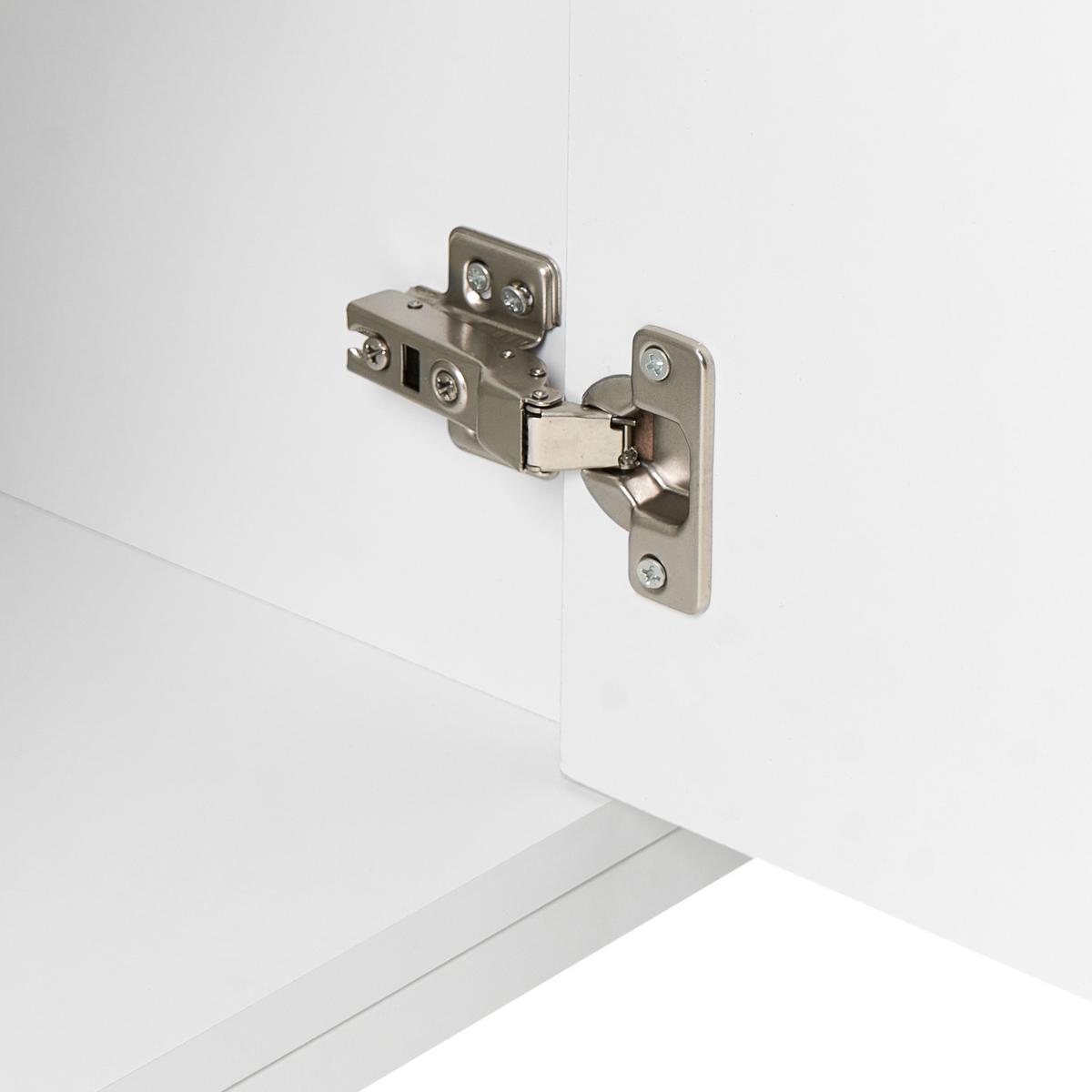 TV-MÖBEL Weiß Adelaide - Weiß, Holzwerkstoff (180/46/38cm) - Beliani