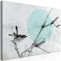 KUNSTDRUCK Grau 60/40 cm - Schwarz/Grau, Textil (60/40cm) - KUNSTLOFT