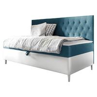 BOXBETT Filip Junior 2 - H3 - Türkis/Weiß, Holz (80/200cm) - MIRJAN24