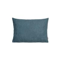 KISSENHÜLLE FarbTon Chenille-Haptik nordlicht-blau 35/25 cm - Blau, Textil (25/35cm) - beties Heimtextil