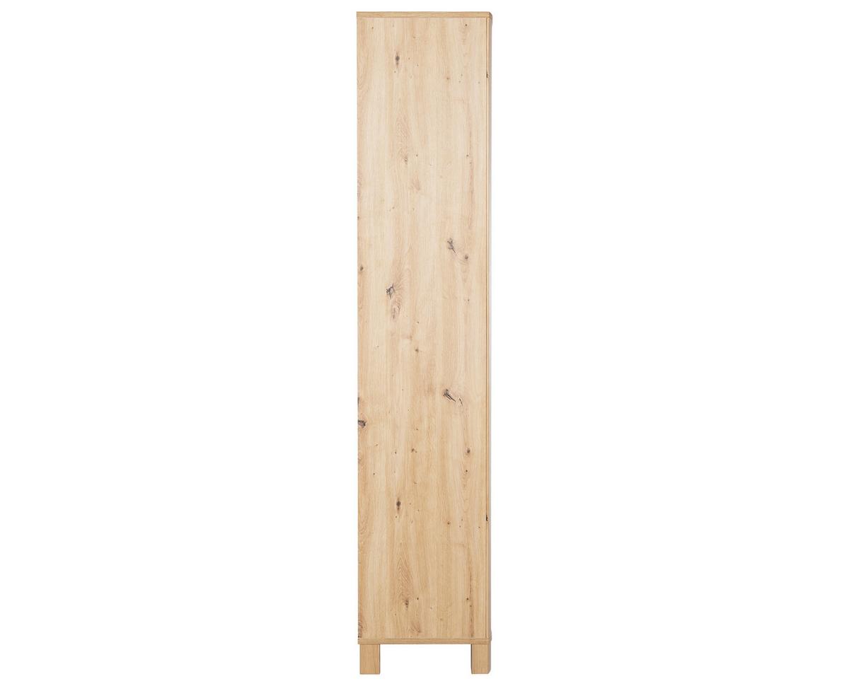 STANDREGAL Marlon 50/195/40 cm 5 Fächer - Eiche Artisan/Weiß, Holz/Holzwerkstoff (50/195/40cm) - arthur berndt