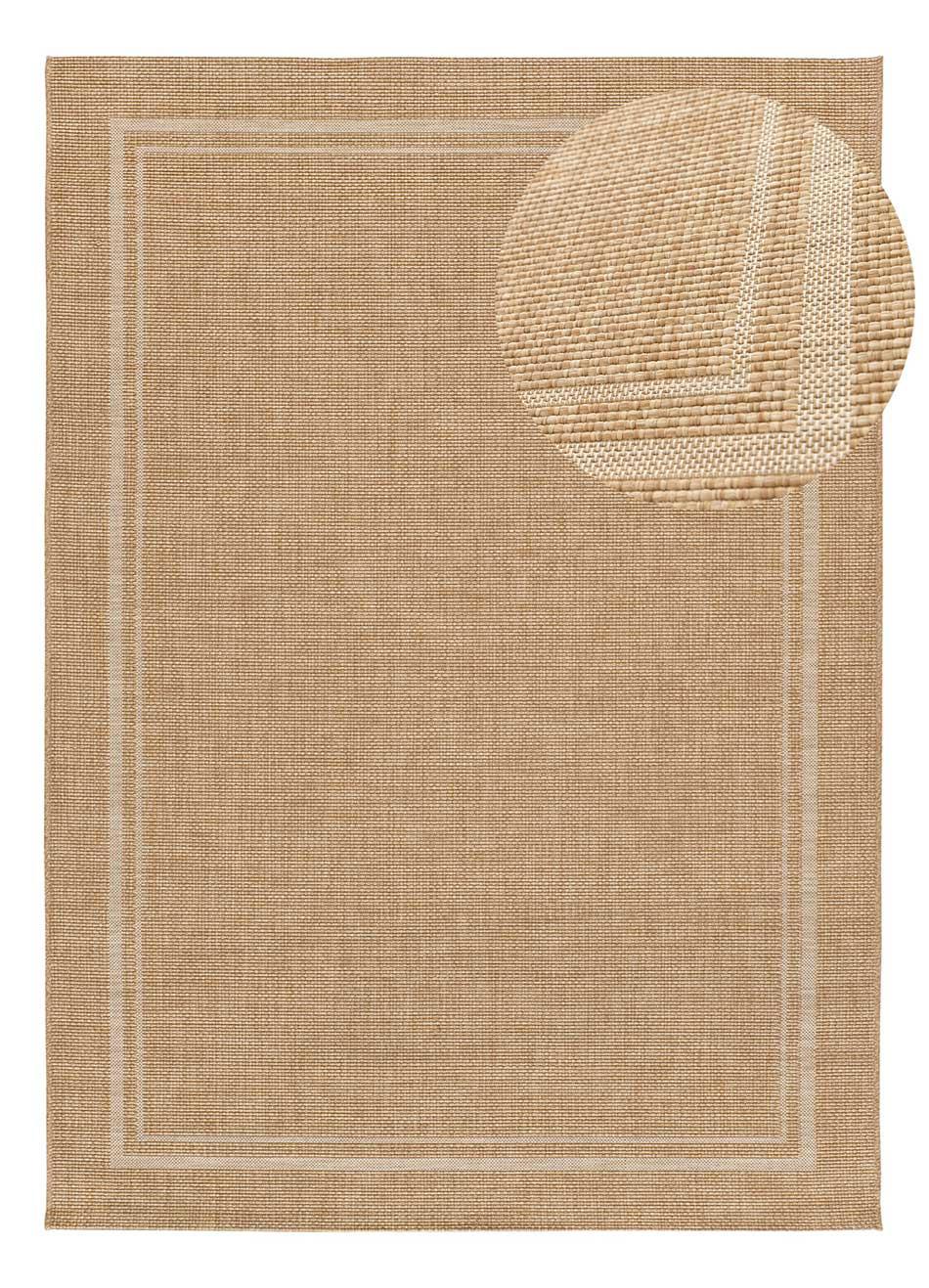 OUTDOORTEPPICH Beige Mit Juteeffekt Guinea 80/150 cm - Beige, Textil (80/150cm) - Atticgo