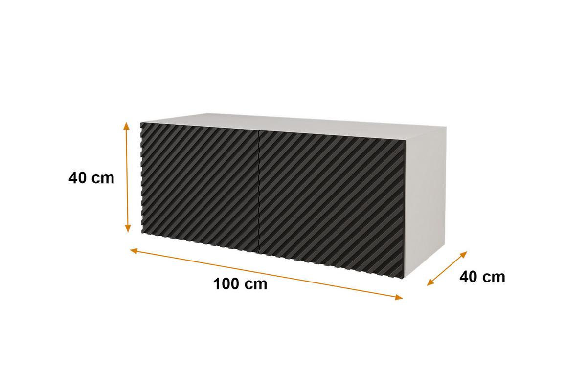 LOWBOARD ZENO-W 100x40x40 cm - Artisan / Katania - Eiche Wotan, Holzwerkstoff (100/40/40cm) - ALTDECOR