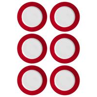 SPEISETELLER Doppio Rot ø 27 cm 6er Set - Rot, Keramik (27cm) - Ritzenhoff Breker