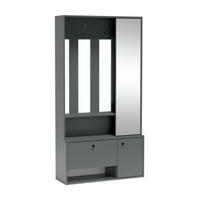 GARDEROBENSCHRANK Pots Plus mit zwei Türen grün - Grün, Holzwerkstoff (100/190/33cm) - Beautysofa