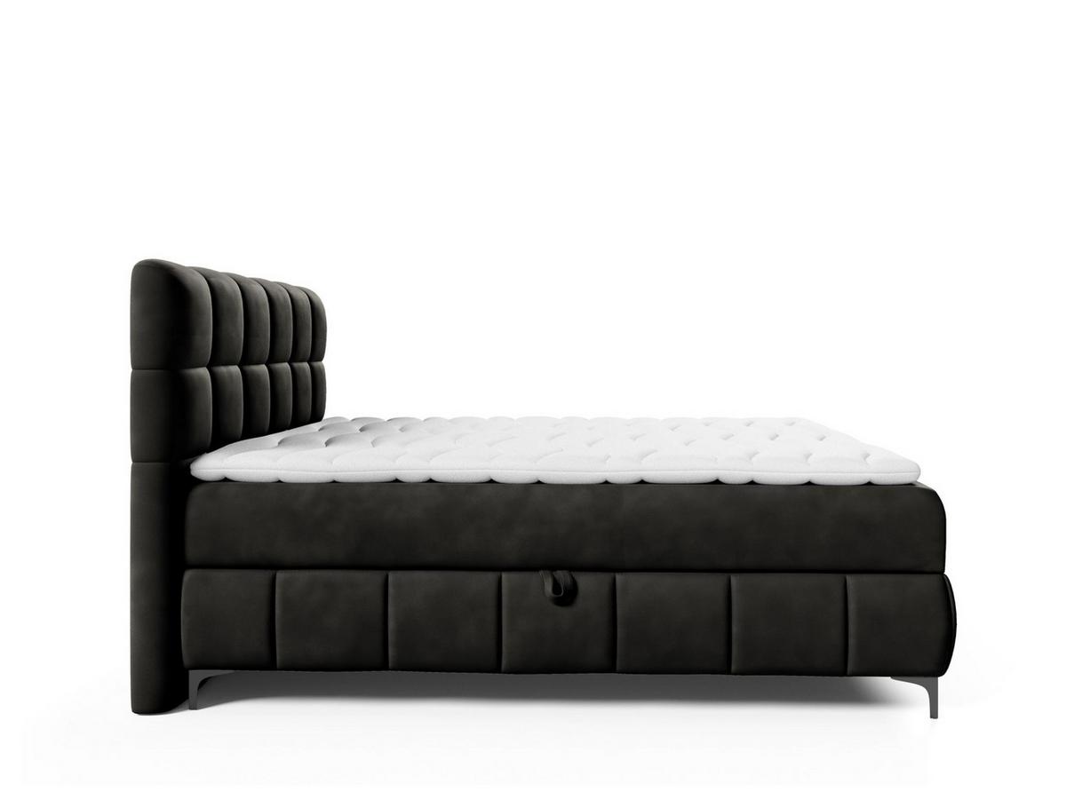 BOXBETT Sophie In Salvador - Schwarz, Holzwerkstoff/Textil (180/200cm) - Fun Möbel