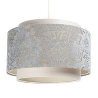 HÄNGELEUCHTE Blau 40/27 cm - Grau, Kunststoff (40/1/27cm) - ONZENO