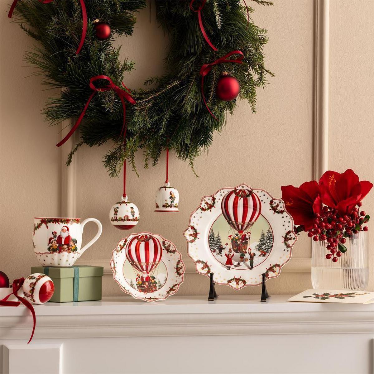 FRÜHSTÜCKS-SET Annual Christmas Edition bunt 3-tlg. - Multicolor, Keramik (2/2/2cm) - Villeroy & Boch