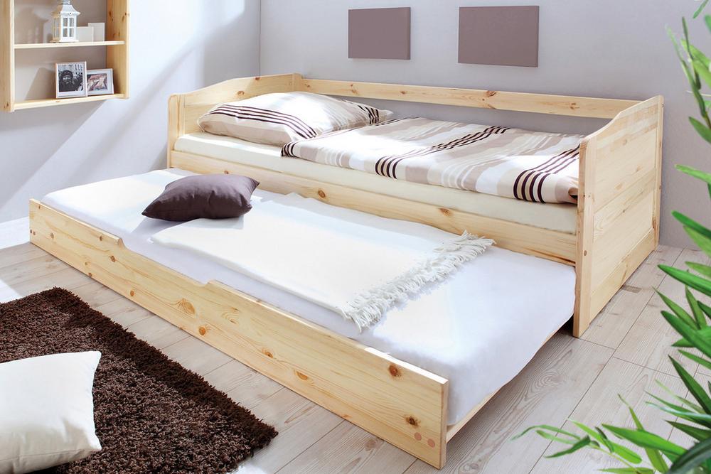 Bett Mit Ausziehbarer Matratze