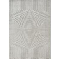 KURZFLORTEPPICH Geometrisch MUOTA Polypropylen Grau 160 x 220 cm - Grau, Textil (160/220cm) - KADIMA DESIGN