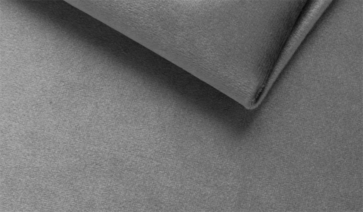 CHESTERFIELD-SESSEL Vertex Grau Samt - Goldfarben/Grau, Holz/Textil (125/75/100cm) - S-Style Möbel