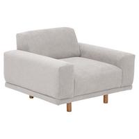 SESSEL Kattryna Flachgewebe silber - Silberfarben, Kunststoff (92/70/102cm) - 58aufmkessel