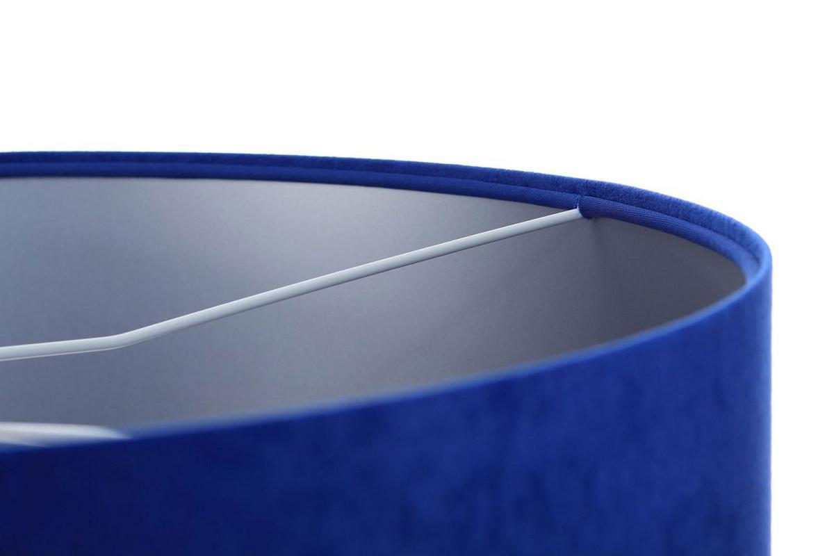 HÄNGELEUCHTE Blau 60/30 cm - Blau/Silberfarben, Kunststoff (60/1.1/30cm) - ONZENO