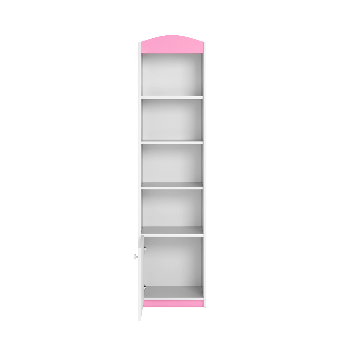 KINDERREGAL I Babydreams Hellrosa 46\180\36 - Hellrosa, Holzwerkstoff/Kunststoff (46/180/36cm) - RAUMHIRSCH FURNITURE